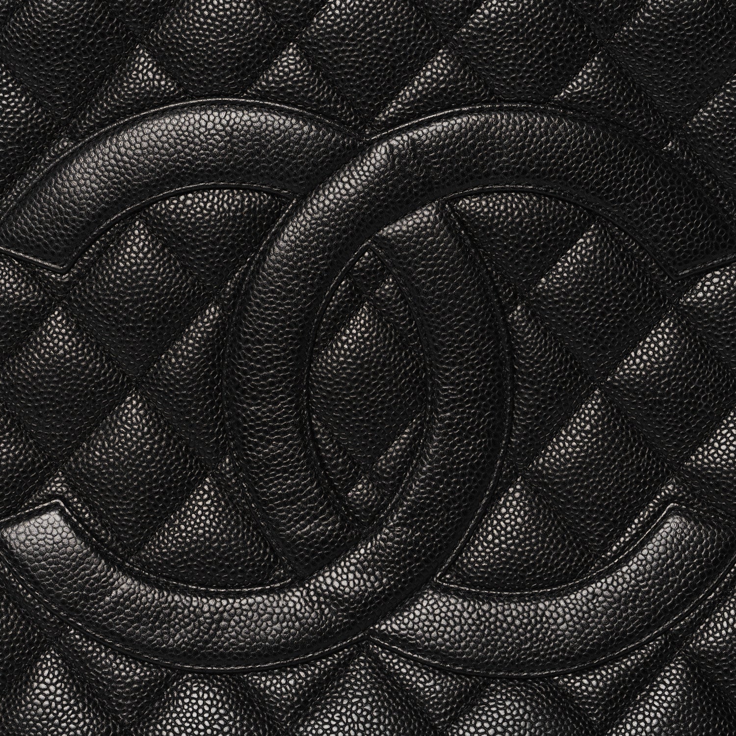 Chanel Caviar Quilted Medallion Tote Black 8 of 15