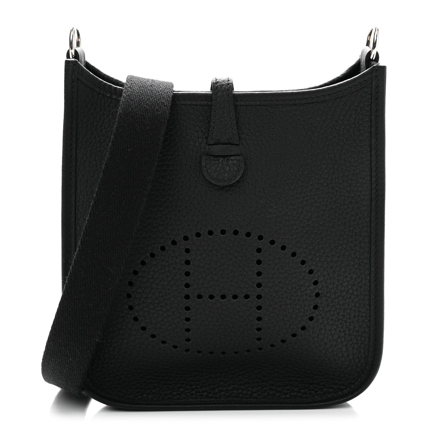 Hermes Taurillon Clemence Evelyne TPM Black 1 of 10