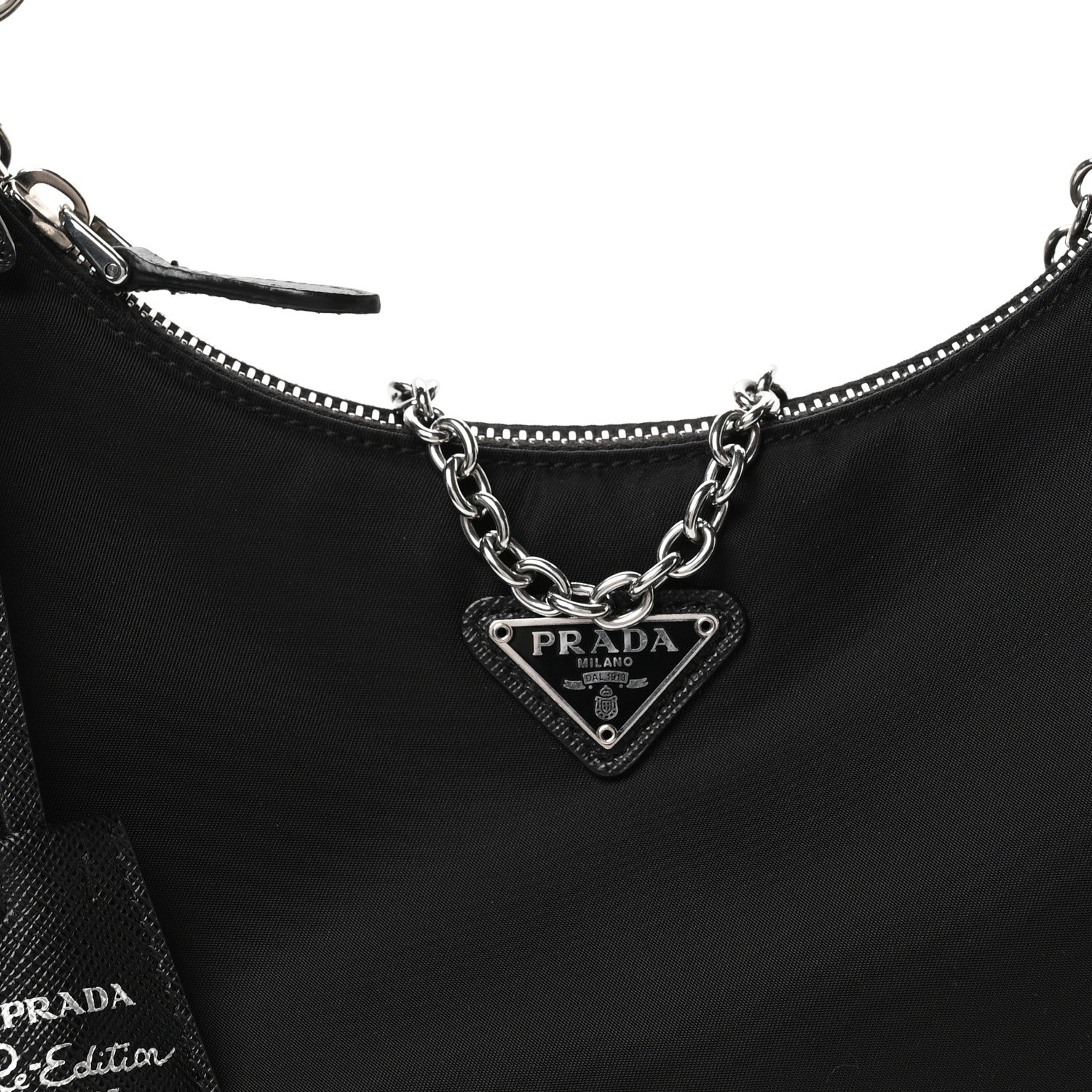 Prada Nylon Re-Edition 2005 Shoulder Bag Black 9 of 13