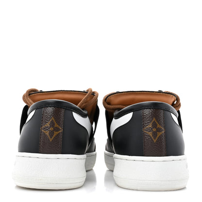 Louis Vuitton Monogram Calfskin Lous Sneakers 37 Black 4 of 9