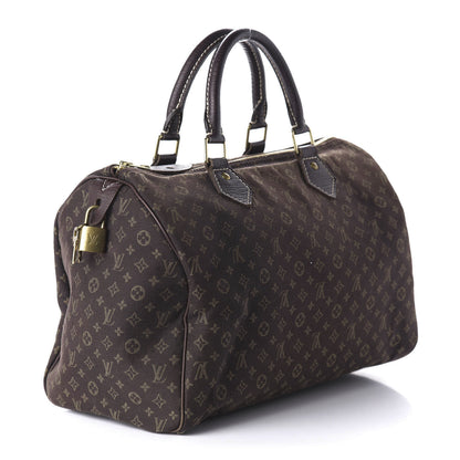 Louis Vuitton Mini Lin Speedy 30 Ebene 3 of 12
