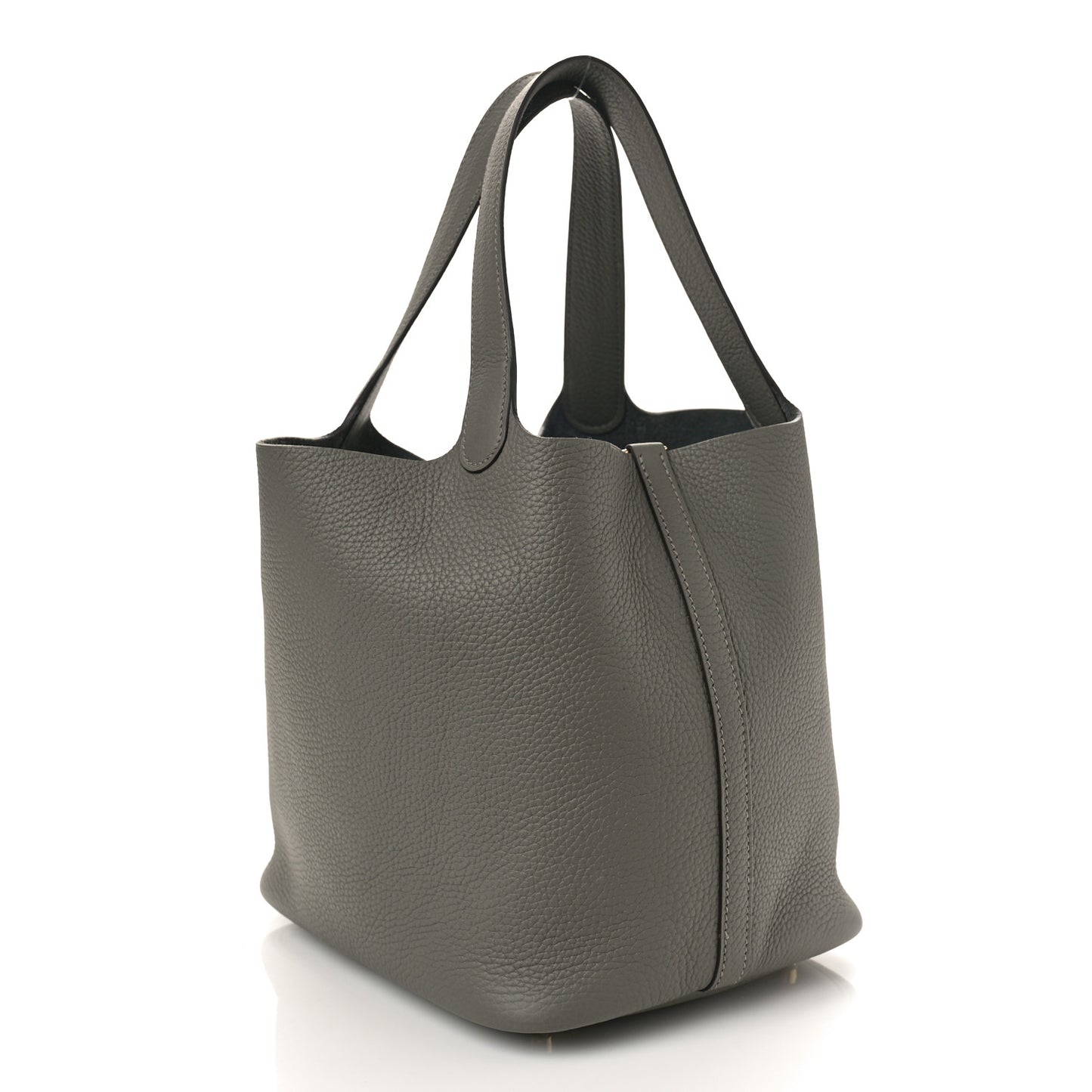 Taurillon Clemence Picotin Lock 22 MM Gris Meyer