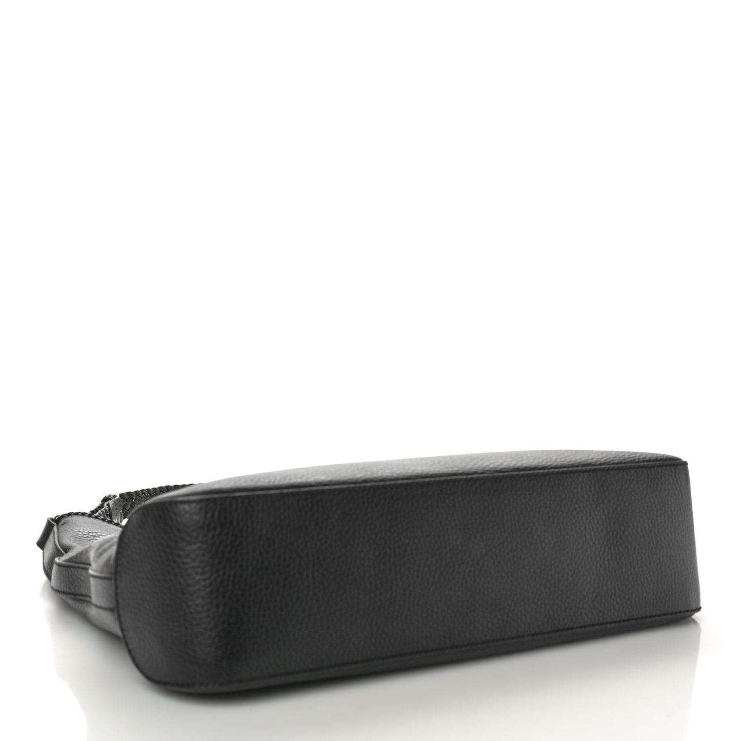 Pebbled Calfskin Medium Marrakech Hobo Black