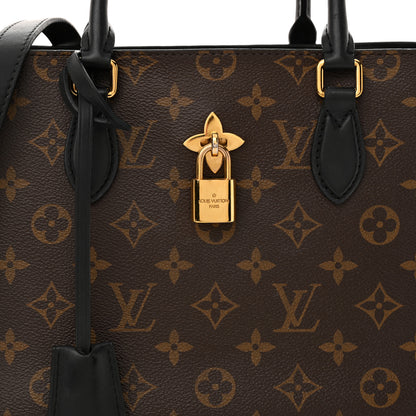 Louis Vuitton Monogram Flower Tote Black 8 of 14