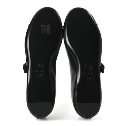 Chanel Lambskin Mary Jane Flats 37.5 Black 7 of 11
