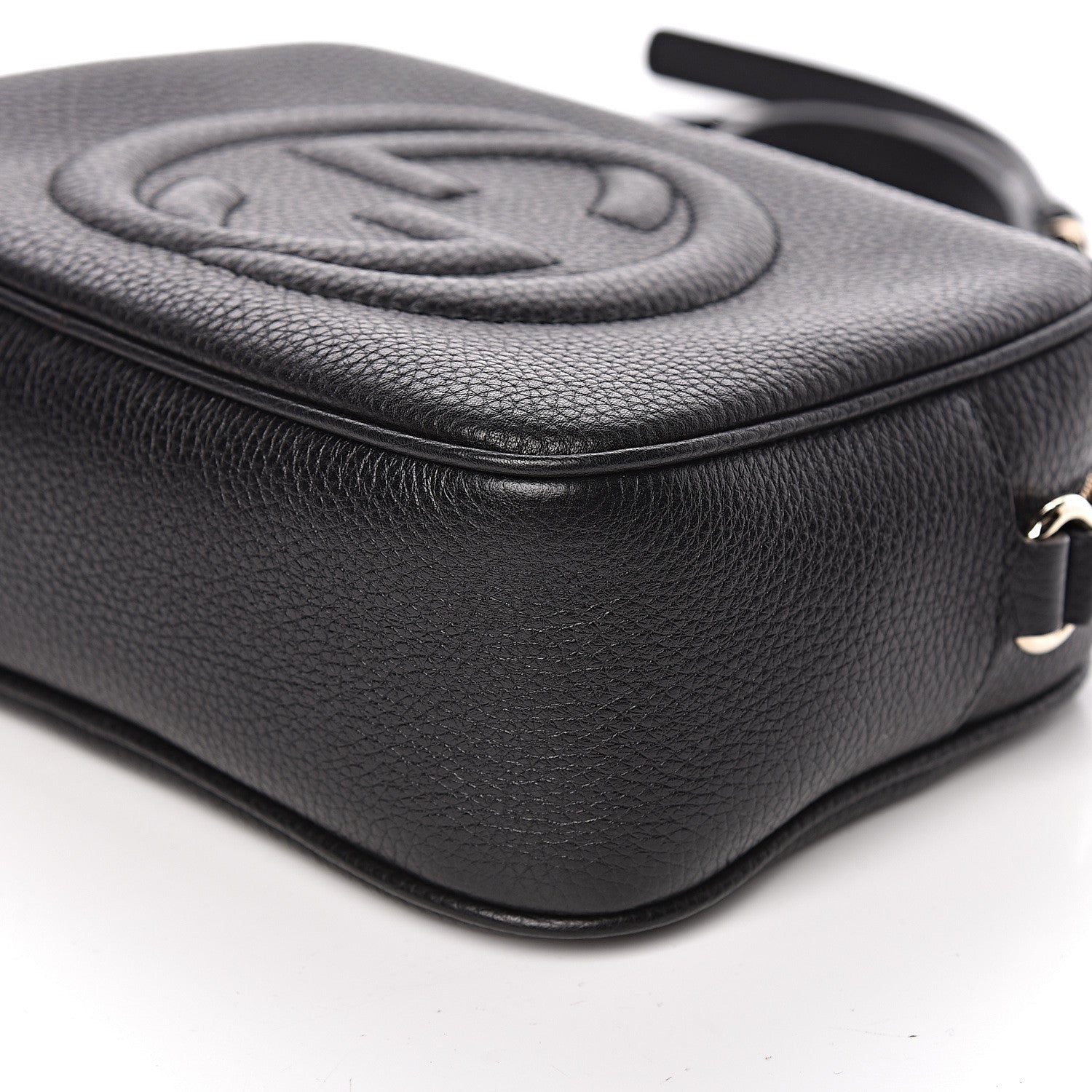 Gucci Pebbled Calfskin Small Soho Disco Bag Black 9 of 10