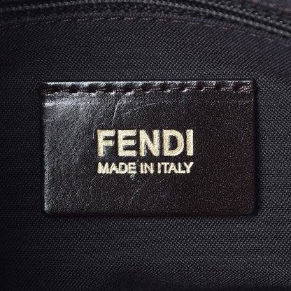 Fendi Calf Hair Zebra Print Mia Shoulder Flap Miele Moro 6 of 12