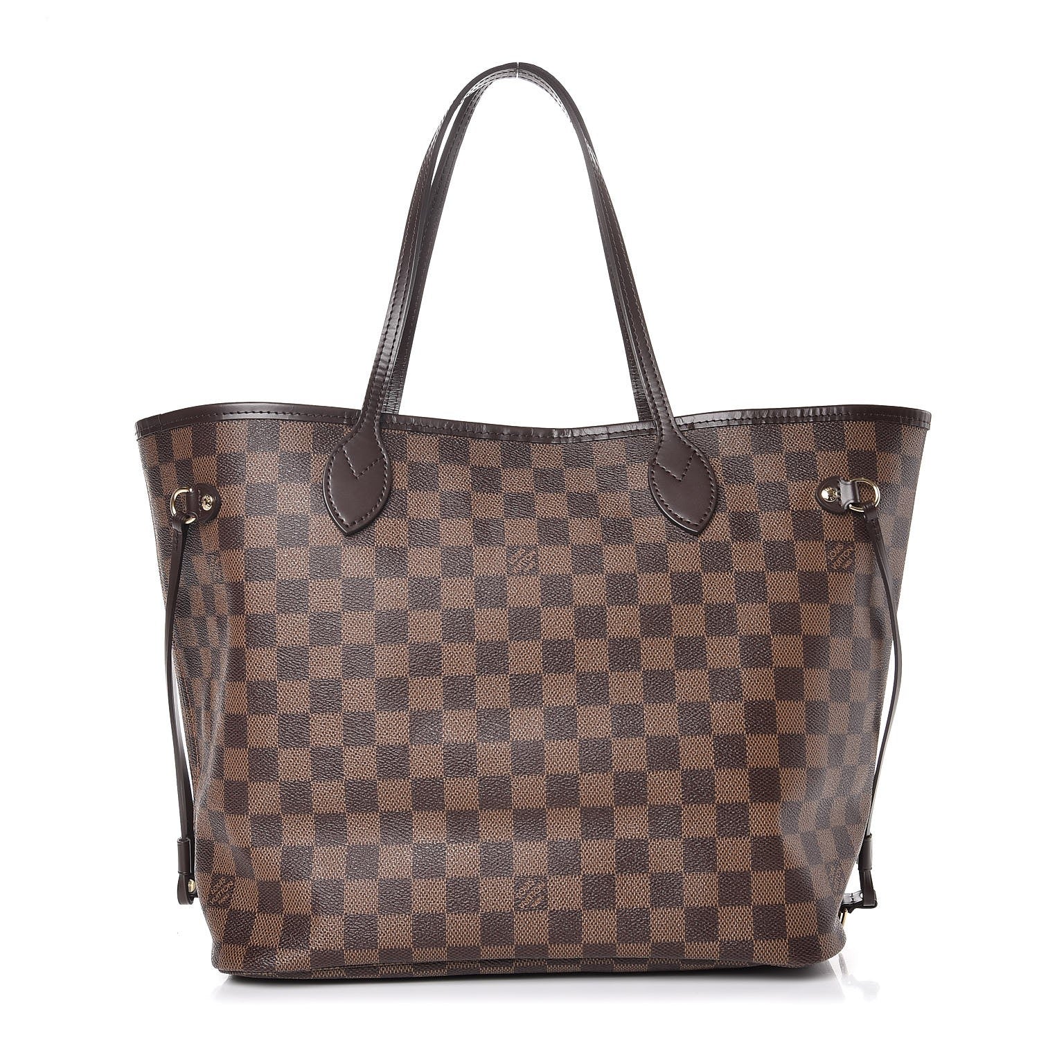 Louis Vuitton Damier Ebene Neo Neverfull MM Rose Ballerine 3 of 9