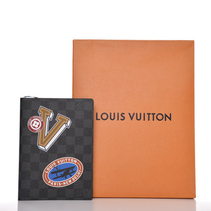 Louis Vuitton Damier Graphite LV League Clemence Notebook MM 7 of 7