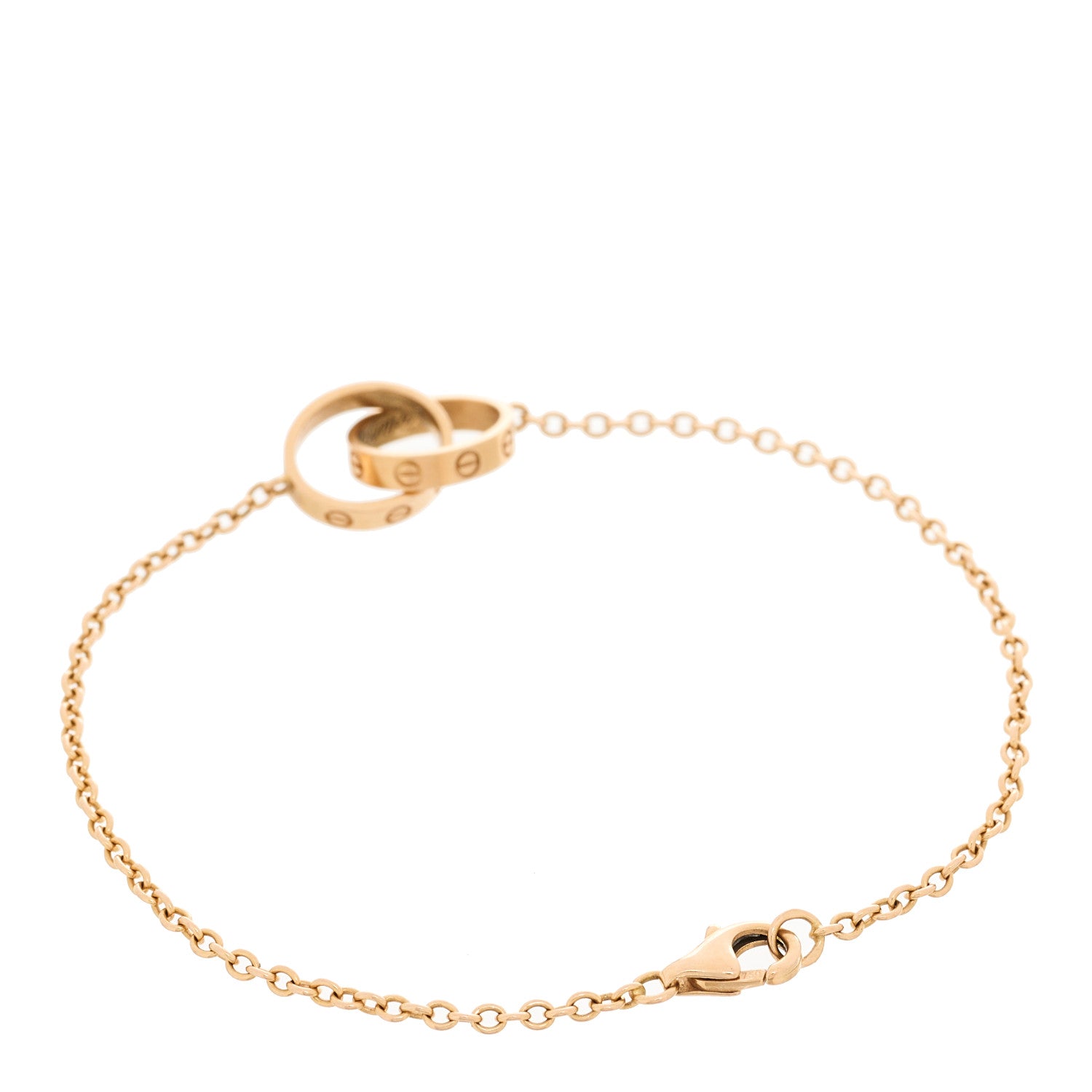 Cartier 18K Pink Gold Interlocking LOVE Bracelet 2 of 5