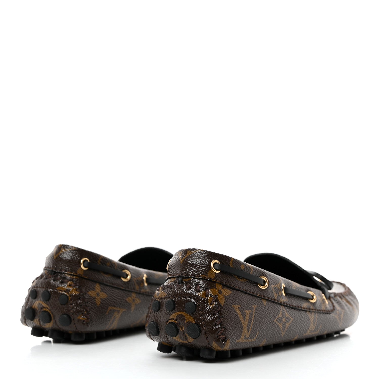 Louis Vuitton Patent Monogram Gloria Loafers 38 5 of 9