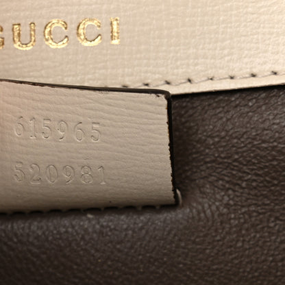Gucci Azalea Calfskin Mini Sylvie 1969 Flap Messenger Bag Mystic White 7 of 10