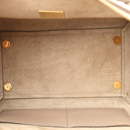 Celine Drummed Calfskin Mini Belt Bag Dune 5 of 12