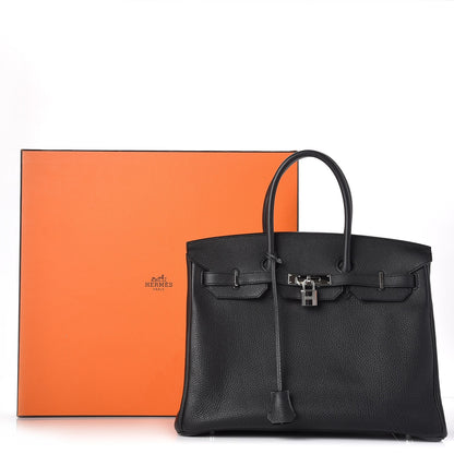 Hermes Togo Birkin 35 Black 34 of 34