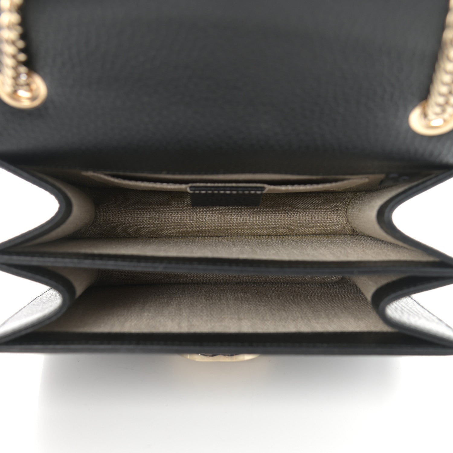 Gucci Dollar Calfskin Small Interlocking G Shoulder Bag Black 8 of 22