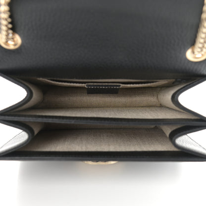 Gucci Dollar Calfskin Small Interlocking G Shoulder Bag Black 8 of 22