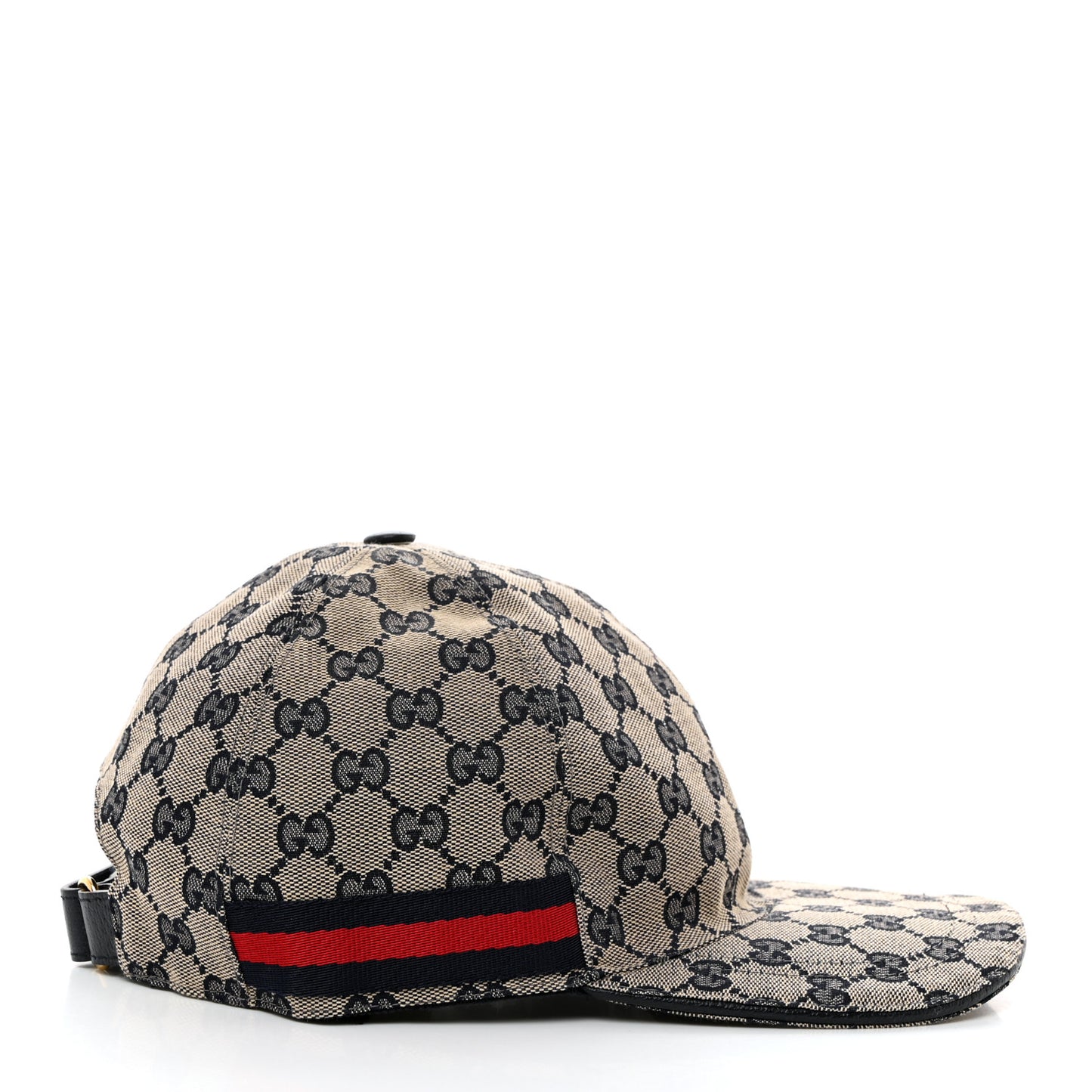 Monogram Web Baseball Hat XL Beige Blue