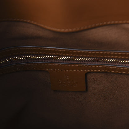 Gucci Boarded Plutone Calfskin Medium Arli Shoulder Bag Nocciola 8 of 11