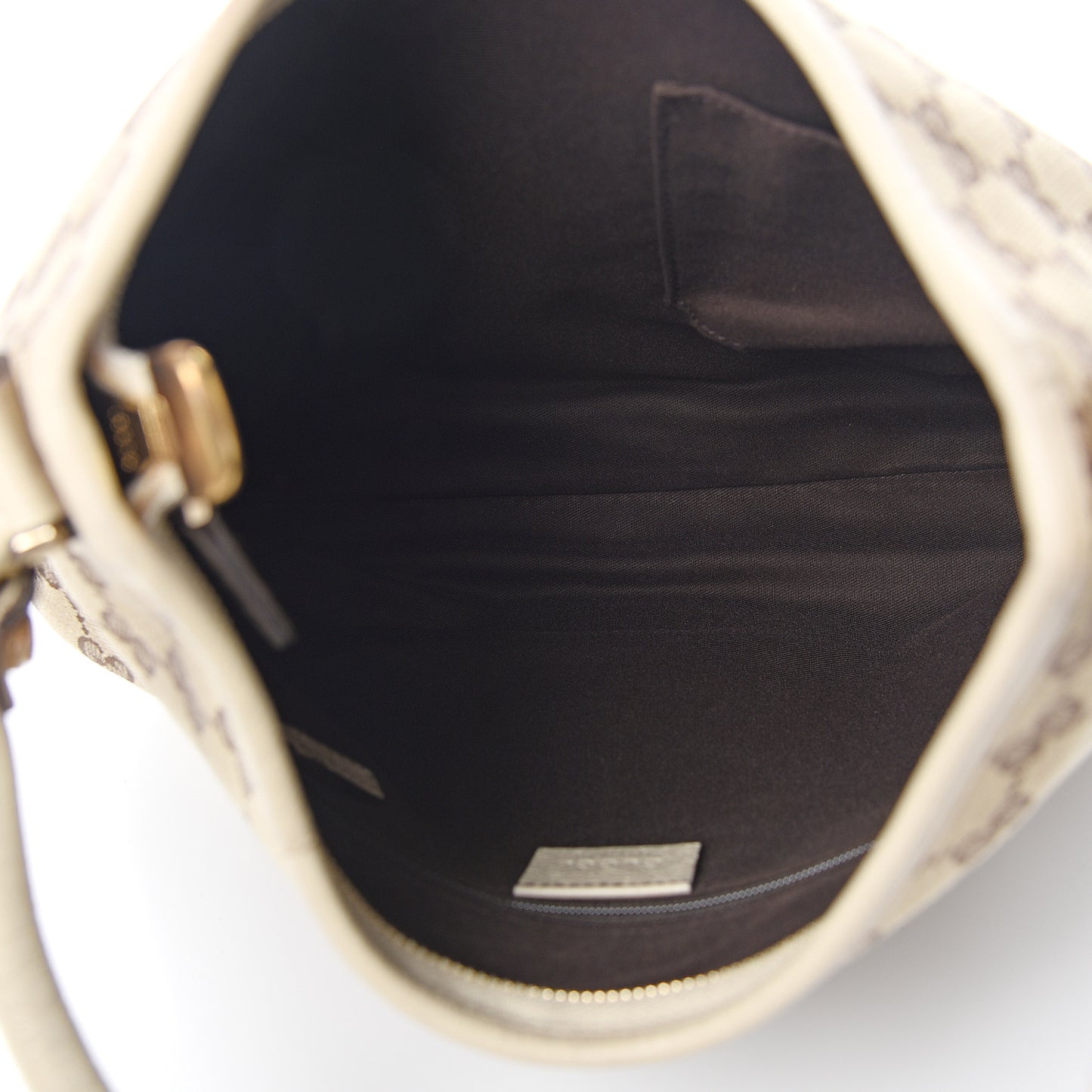Monogram Medium Abbey D Ring Hobo Off White