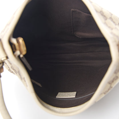 Gucci Monogram Medium Abbey D Ring Hobo Off White 4 of 9
