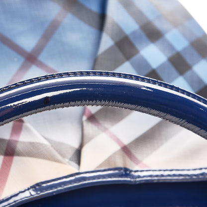 Burberry Nova Pop Degrade Medium Craigwell Hobo Jet Blue 9 of 11