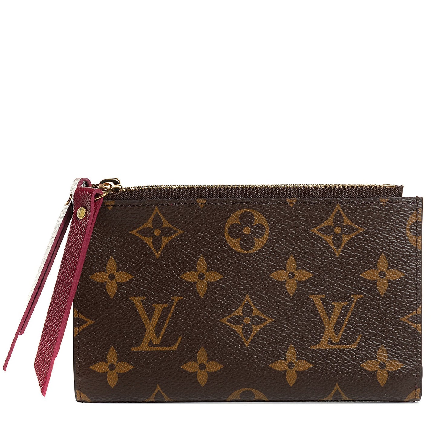 Monogram Adele Compact Wallet Fuchsia