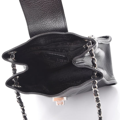 Chanel Grained Calfskin Mademoiselle Accordion Flap Black 5 of 9
