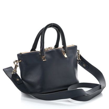 Chloe Smooth Calfskin Mini Baylee Tote Street Blue Navy 3 of 8