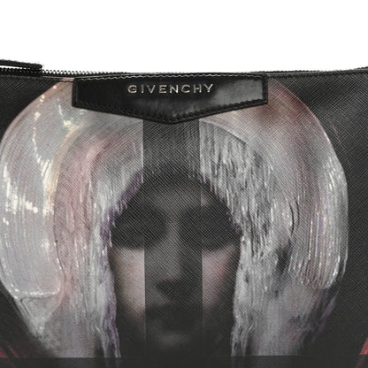Givenchy Saffiano Antigona Madonna Clutch Black 8 of 11