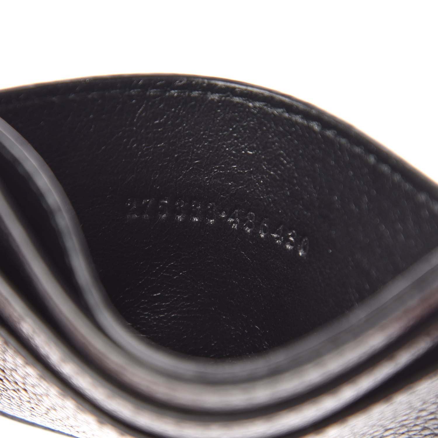 Alexander McQueen Calfskin Skull Card Holder Black 7 of 7