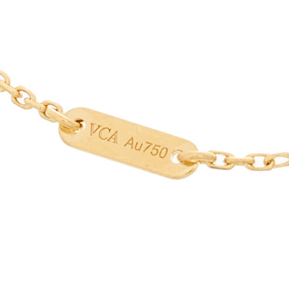 Van Cleef & Arpels 18K Yellow Gold Mother of Pearl Sweet Alhambra Bracelet 4 of 4