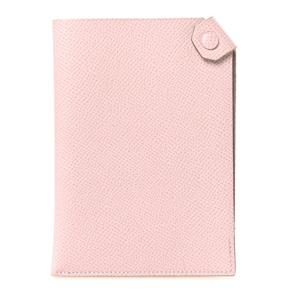 Hermes Epsom Tarmac Passport Holder Mauve Pale 1 of 8