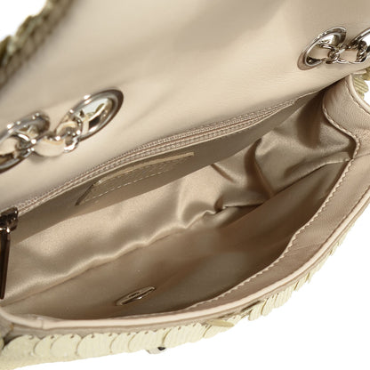 Chanel Sequin Paillette Small Flap Beige 6 of 9