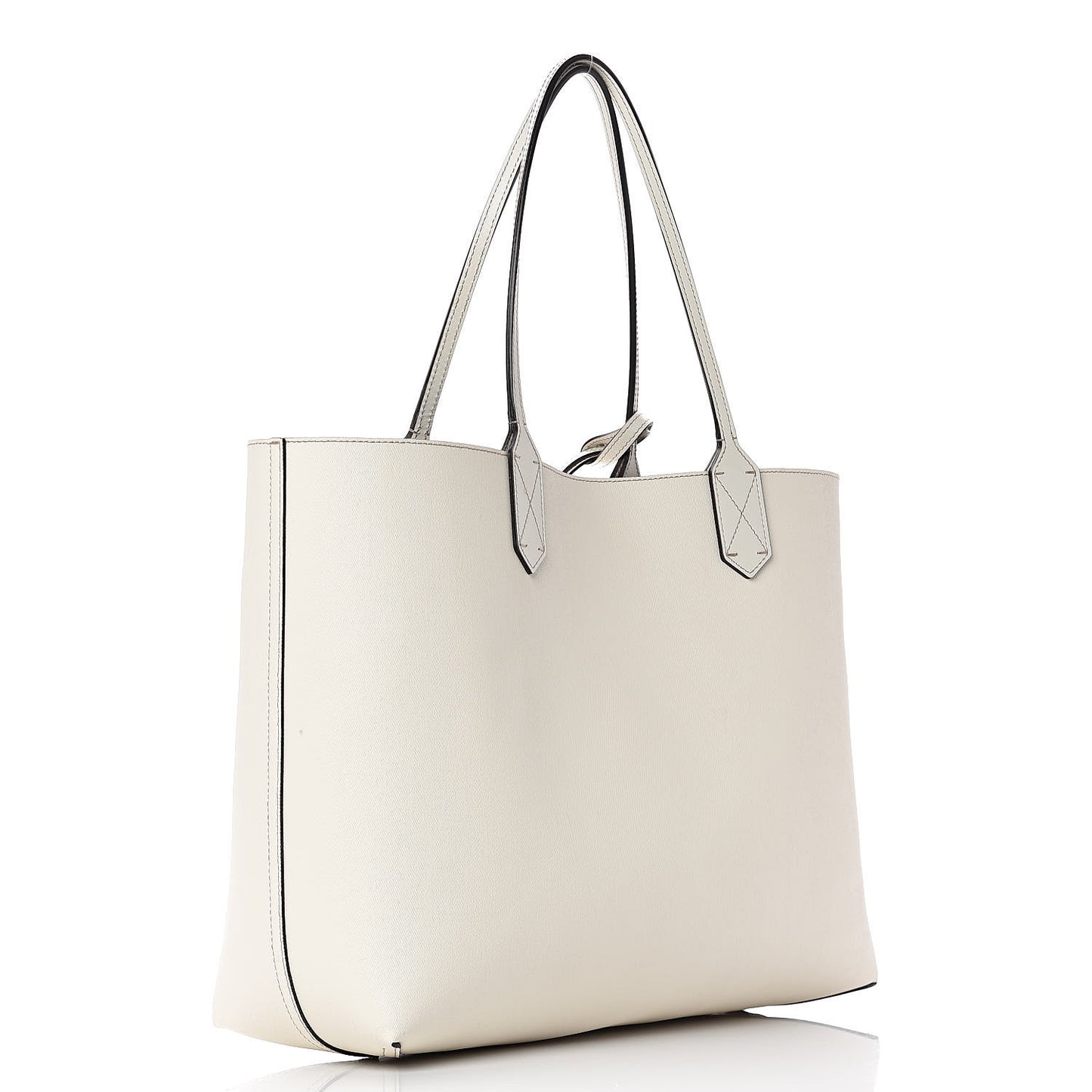 GG Supreme Monogram Medium Reversible Tote Beige White