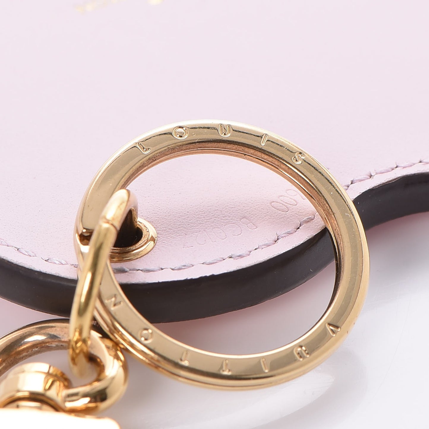 Vernis Degrade Heart Bag Charm Pink