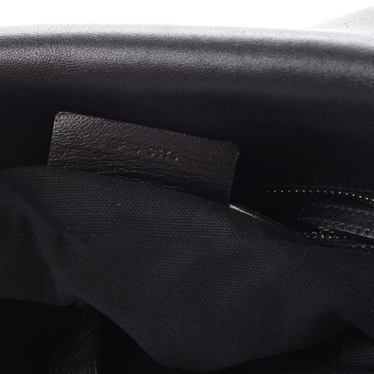 Givenchy Tweed Wool Calfskin Medium Pandora Pure Flap Bag Dark Grey Black 7 of 7