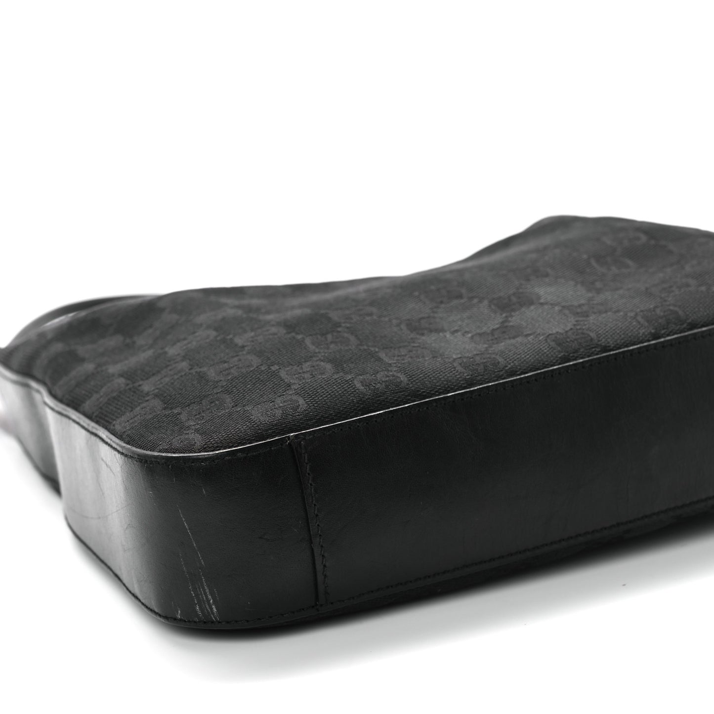 Monogram GG Small Clasp Hobo Black