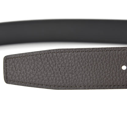 Hermes Box Togo 32mm H Belt 100 Black Etain 5 of 6
