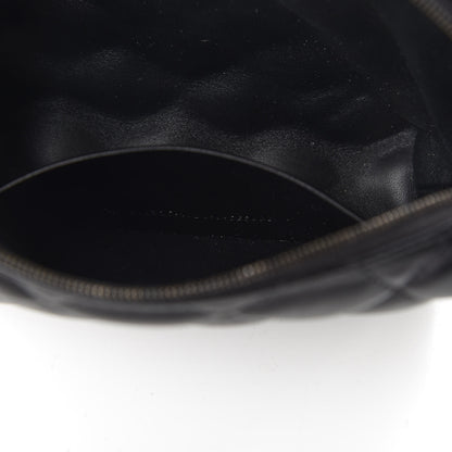 Balenciaga Nappa Calfskin Quilted Touch B Camera Shoulder Bag Black 9 of 10