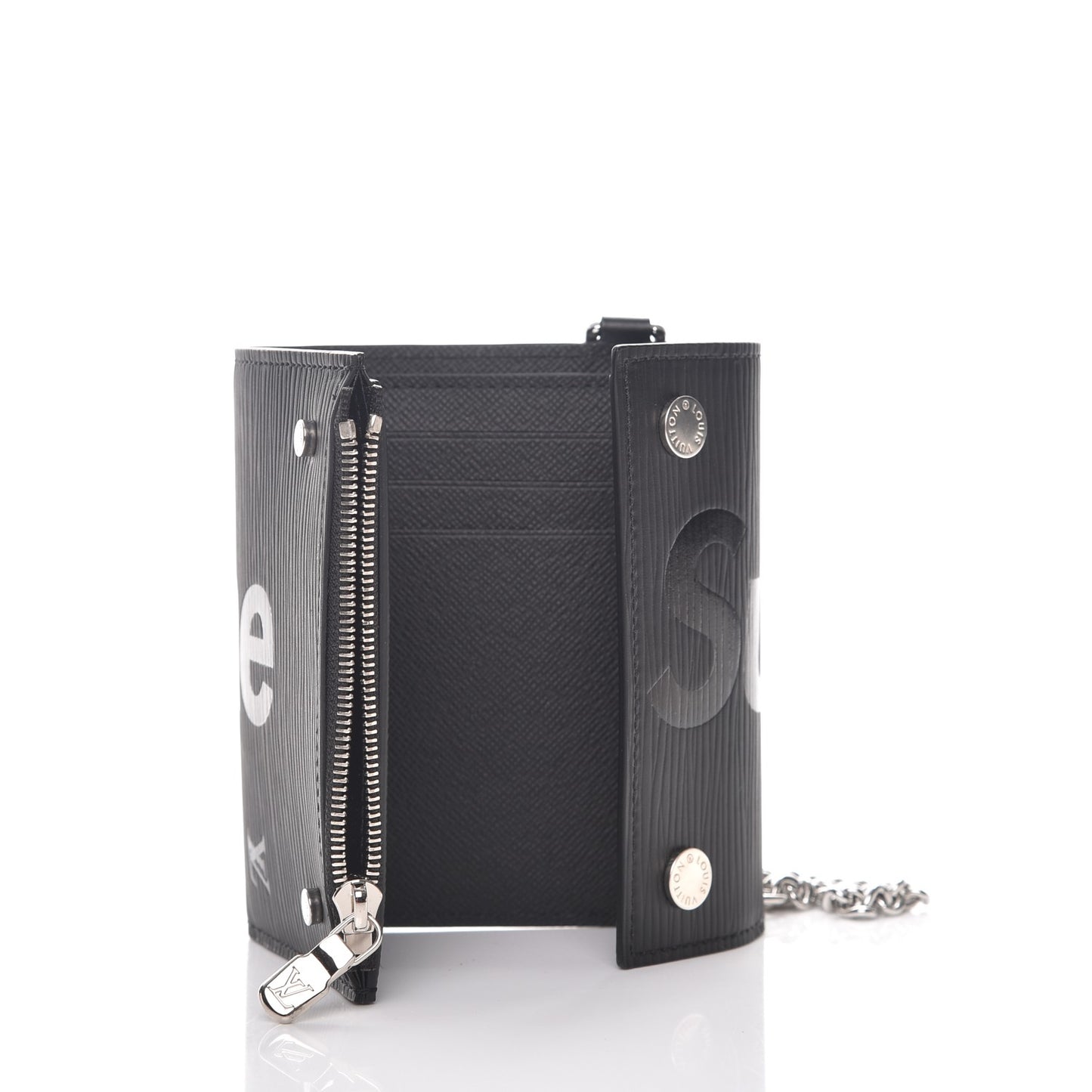 X SUPREME Epi Chain Wallet Black