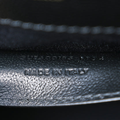 Saint Laurent Grain De Poudre Textured Mixed Matelasse Triquilt Medium Monogram Satchel Black 7 of 10
