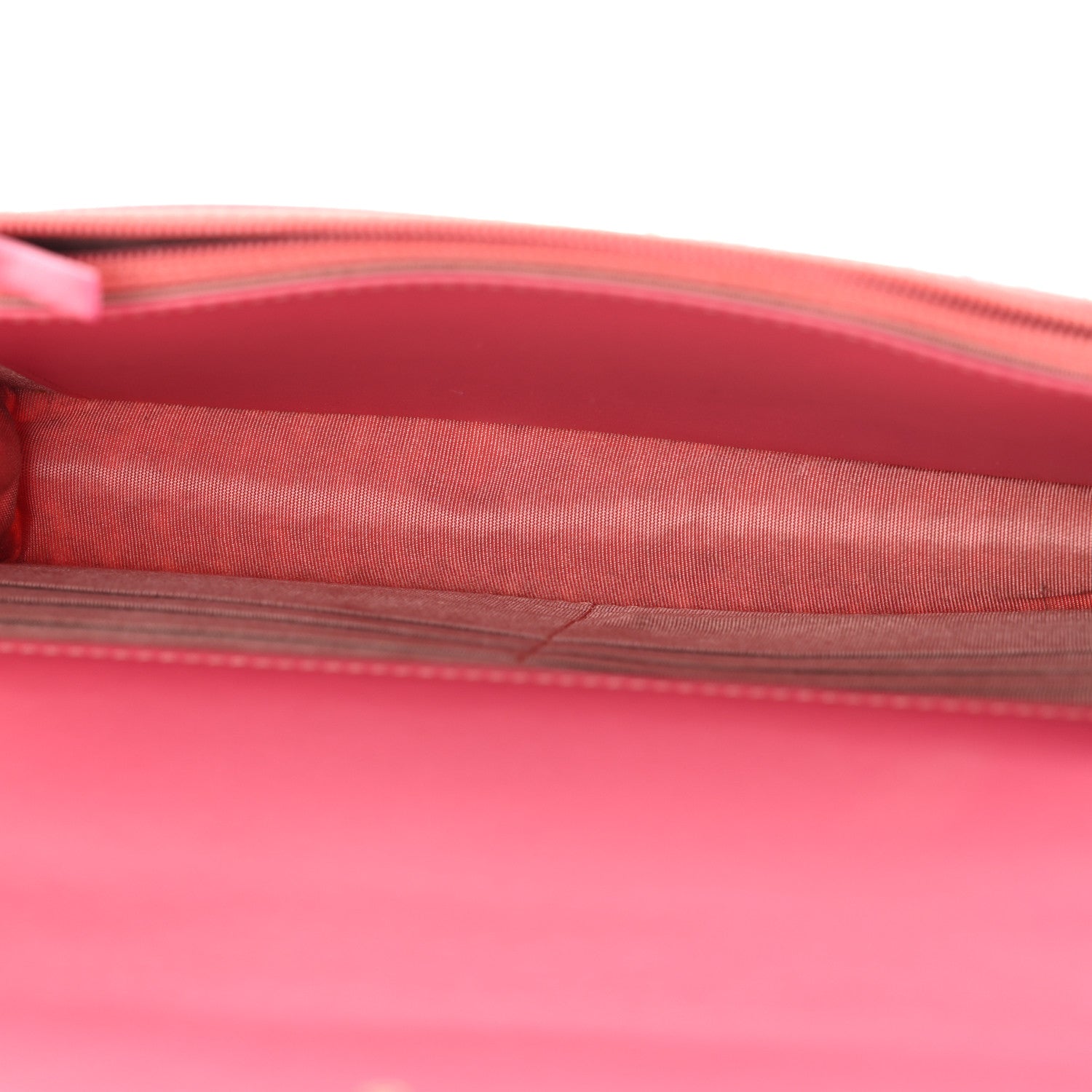 Chanel Wool Tweed Lambskin Quilted Chanel 19 Wallet On Chain WOC Coral Pink 5 of 11