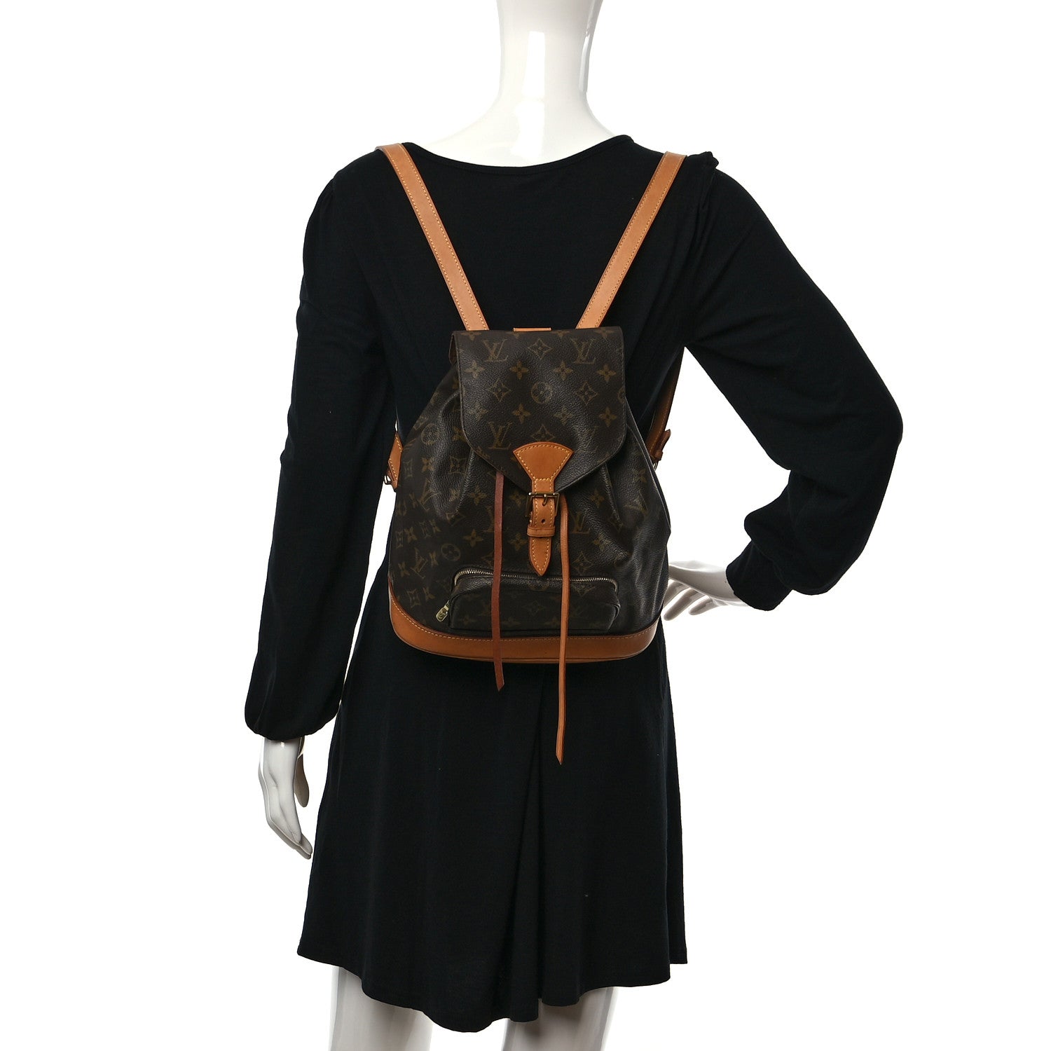 Louis Vuitton Monogram Montsouris MM Backpack 2 of 10