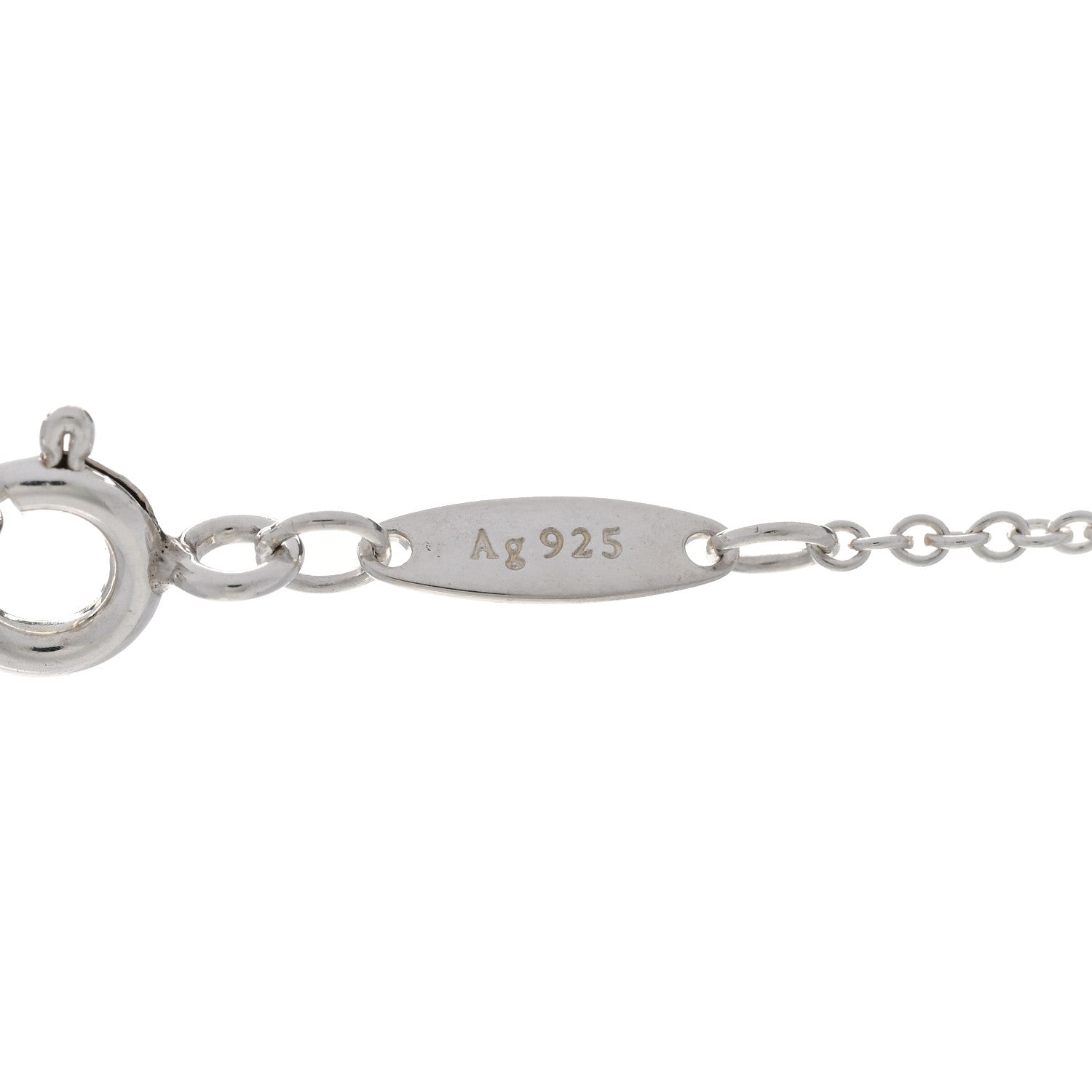 Tiffany Sterling Silver Aquamarine Elsa Peretti Color By The Yard Sprinkle Necklace 6 of 6