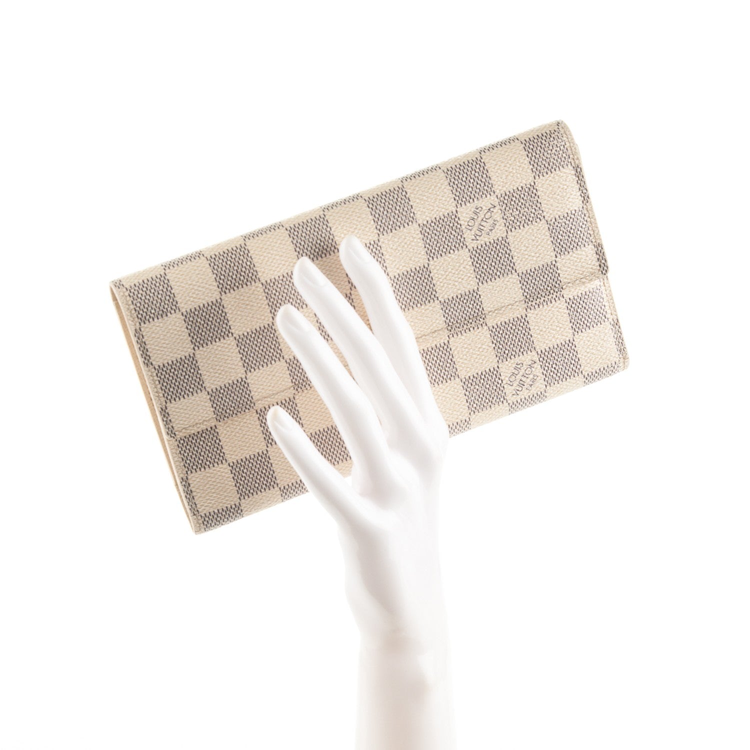 Louis Vuitton Damier Azur Porte Tresor International Wallet 2 of 8