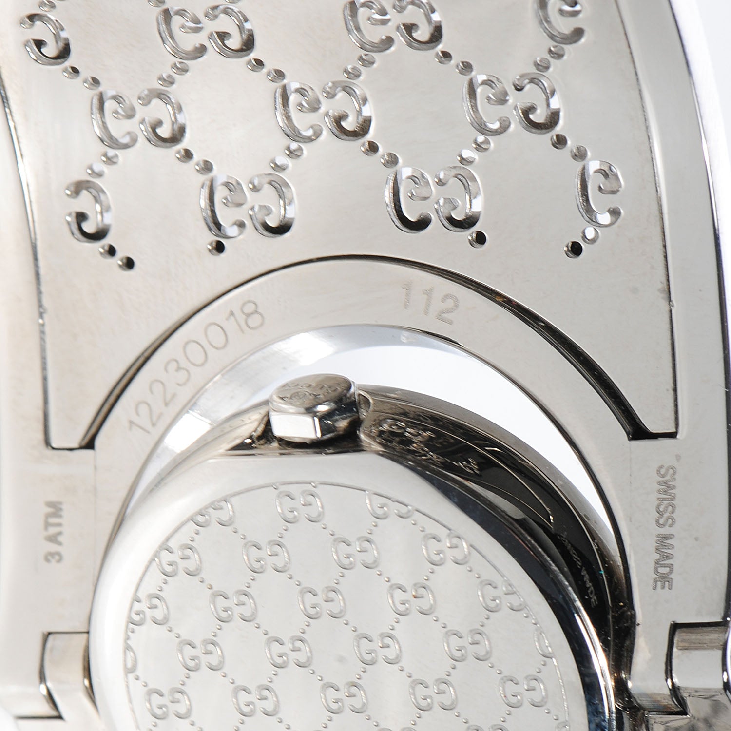 Gucci Stainless Steel Mother of Pearl 33mm Twirl Quartz Watch 5 of 9