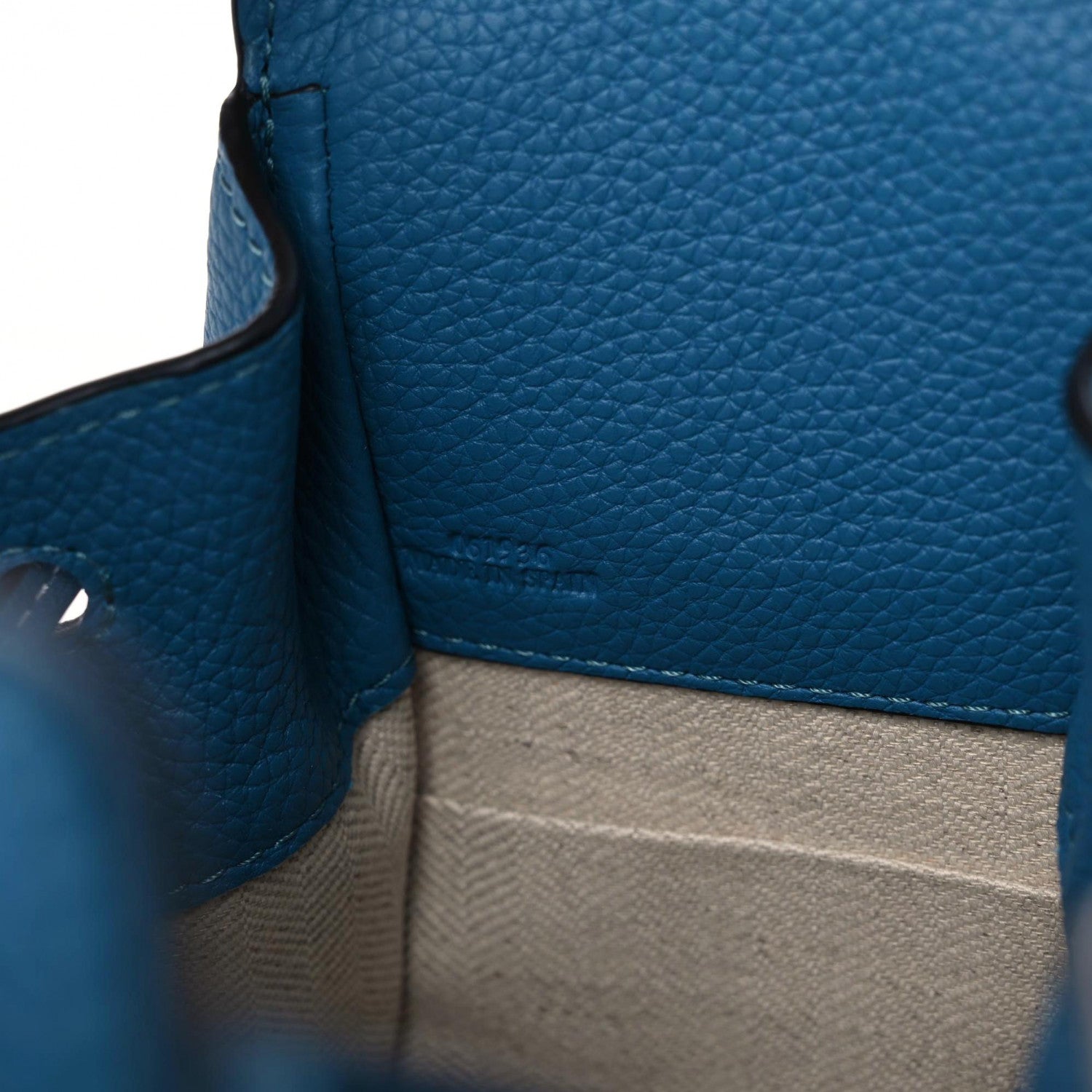 Loewe Calfskin Mini Hammock Shoulder Bag Dark Blue 8 of 10