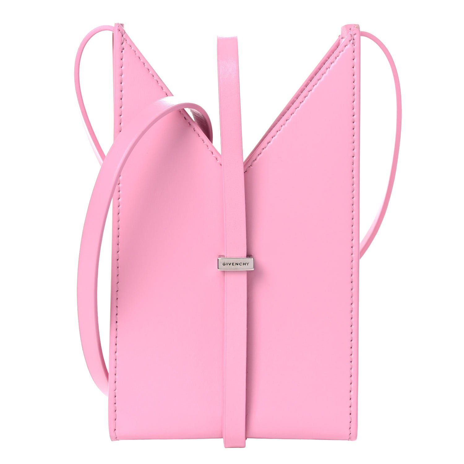 Givenchy Calfskin Mini Cut Out Phone Crossbody Pouch Pink 1 of 9