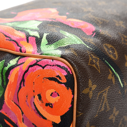 Louis Vuitton Monogram Roses Speedy 30 12 of 13