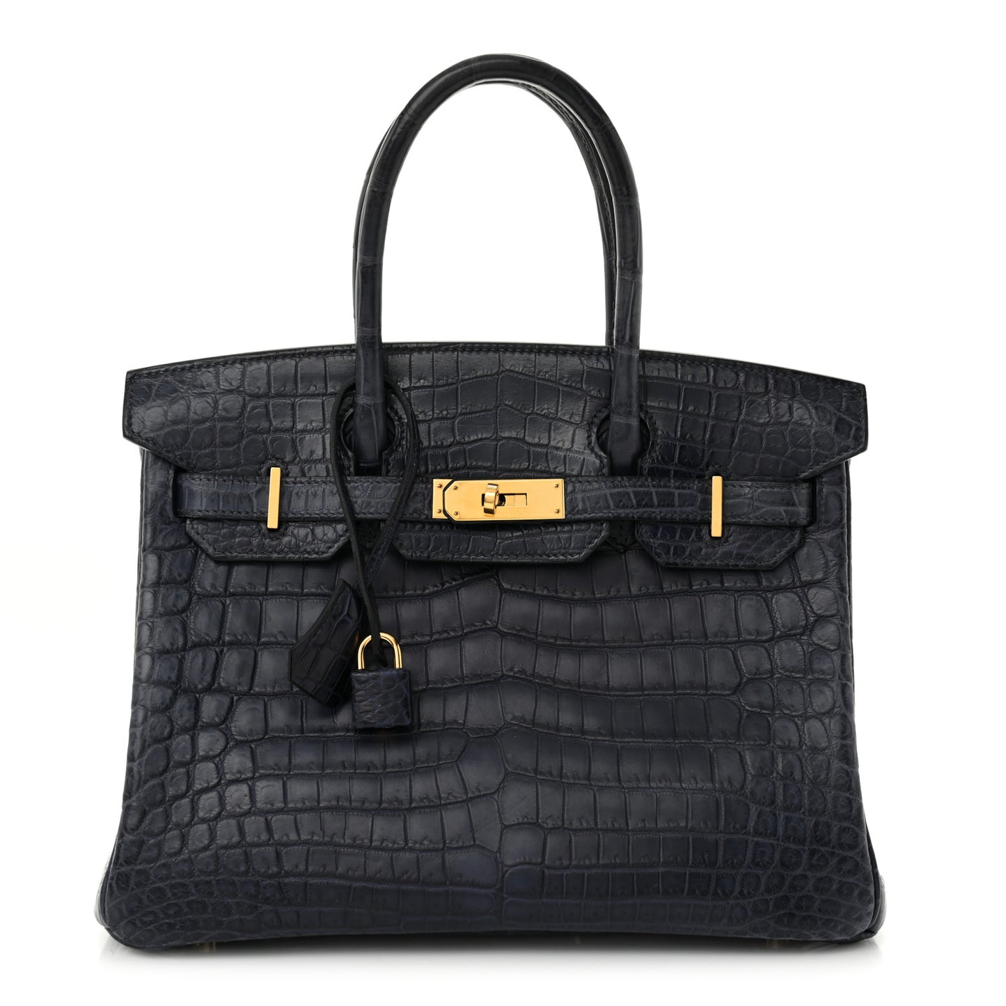 Matte Niloticus Crocodile Birkin 30 Bleu De Malte